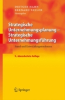 Image for Strategische Unternehmungsplanung - Strategische Unternehmungsfuhrung: Stand und Entwicklungstendenzen