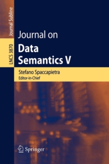 Image for Journal on Data Semantics V