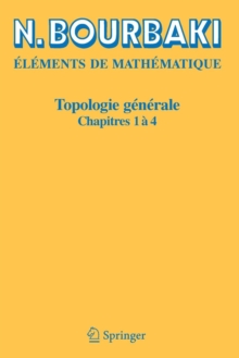 Image for Topologie generale