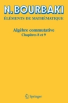 Image for Algebre commutative: Chapitres 8 et 9