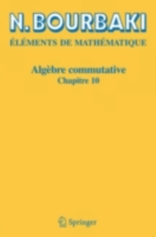 Image for Algebre commutative: Chapitre 10