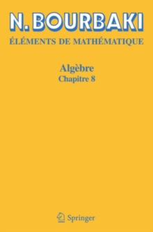 Image for Algebre: Chapitre 8