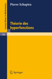 Image for Theories des Hyperfonctions