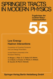 Image for Low Energy Hadron Interactions: Invited Papers Presented at the Ruhestein-meeting, May 1970