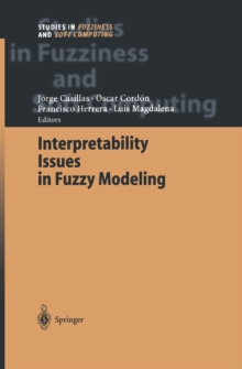 Image for Interpretability issues in fuzzy modeling