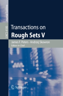 Image for Transactions on Rough Sets V.