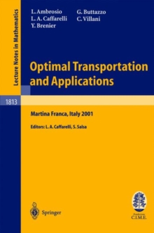 Image for Optimal Transportation and Applications