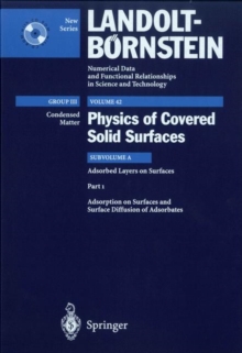 Image for Adsorption on Surfaces and Surface Diffusion of Adsorbates