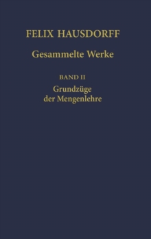 Image for Felix Hausdorff - Gesammelte Werke Band II
