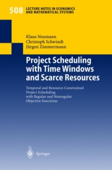Image for Project Scheduling with Time Windows and Scarce Resources