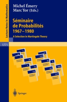 Image for Seminaire de Probabilites 1967-1980