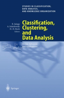 Image for Classification, Clustering, and Data Analysis
