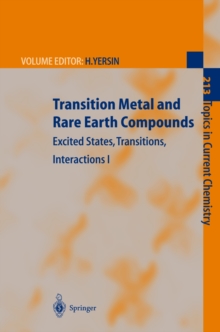 Image for Transition metal and rare earth compounds: excited states, transitions, interactions