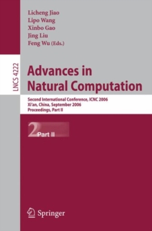 Image for Advances in Natural Computation : Second International Conference, ICNC 2006, Xi'an, China, September 24-28, 2006, Proceedings, Part II