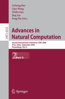 Image for Advances in Natural Computation: Second International Conference, ICNC 2006, Xi'an, China, September 24-28, 2006, Proceedings, Part II