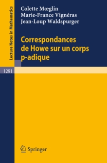 Image for Correspondances de Howe sur un corps p-adique