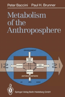 Image for Metabolism of the Anthroposphere