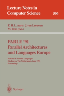 Image for PARLE '91. Parallel Architectures and Languages Europe