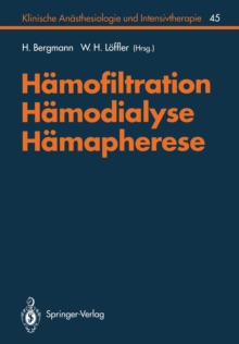 Image for Hamofiltration, Hamodialyse, Hamapherese