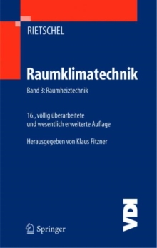 Image for Raumklimatechnik : Band 3: Raumheiztechnik