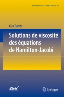 Image for Solutions de viscosite des equations de Hamilton-Jacobi