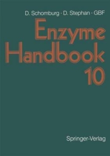 Image for Enzyme Handbook 10 : Class 1.1: Oxidoreductases