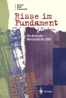 Image for Risse im Fundament : Die deutsche Wirtschaft bis 2005