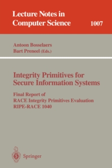Image for Integrity Primitives for Secure Information Systems