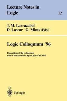 Image for Logic Colloquium '96