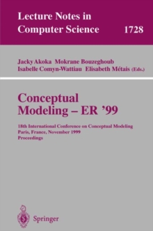 Image for Conceptual Modeling ER'99 : 18th International Conference on Conceptual Modeling Paris, France, November 15-18, 1999 Proceedings