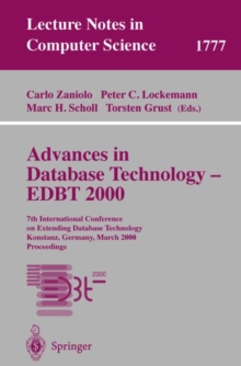 Image for Advances in Database Technology - EDBT 2000