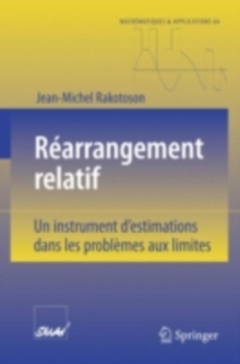 Image for Rearrangement Relatif: Un instrument d'estimations dans les problemes aux limites