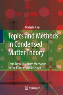 Image for Topics and Methods in Condensed Matter Theory