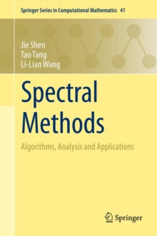 Image for Spectral methods: algorithms, analysis and applications