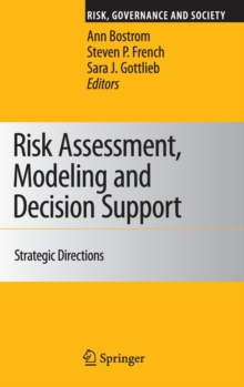 Image for Risk Assessment, Modeling and Decision Support