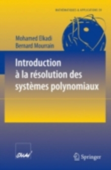 Image for Introduction a la resolution des systemes polynomiaux