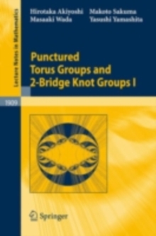 Image for Punctured torus groups and 2-bridge knot groups (I)