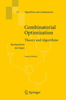 Image for Combinatorial optimization  : theory and algorithms