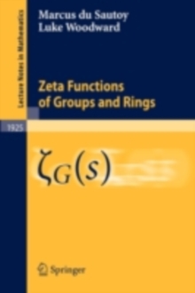 Image for Zeta functions of groups and rings