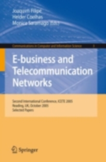 Image for E-business and telecommunication networks: Second International Conference, ICETE 2005, Reading, UK October 3-7, 2005, selected papers
