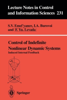 Image for Control of Indefinite Nonlinear Dynamic Systems