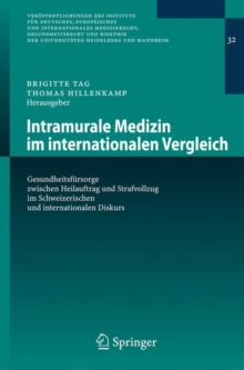 Image for Intramurale Medizin im internationalen Vergleich