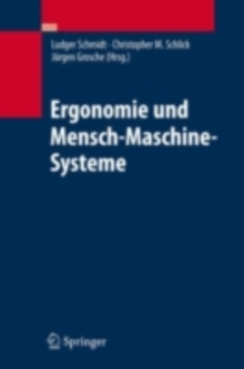 Image for Ergonomie Und Mensch-maschine-systeme