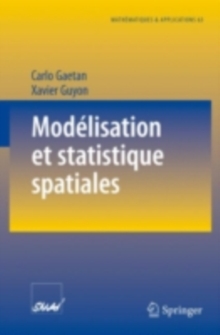 Image for Modelisation et statistique spatiales