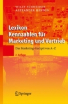 Image for Lexikon Kennzahlen Fur Marketing Und Vertrieb: Das Marketing-cockpit Von A - Z