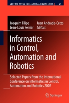 Image for Informatics in Control, Automation and Robotics