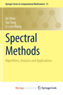 Image for Spectral Methods : Algorithms, Analysis and Applications