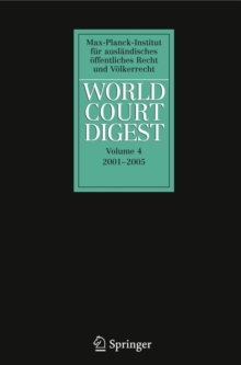 Image for World Court Digest 2001 - 2005.