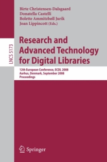 Image for Research and Advanced Technology for Digital Libraries