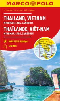 Image for Thailand, Vietnam, Laos, Cambodia Marco Polo Map